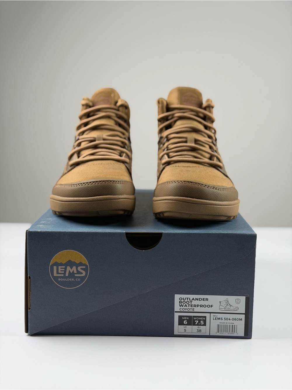 Lems Outlander Boot Waterproof in Coyote, Size 7.5 Women / 6 Men - Picture 11 of 14